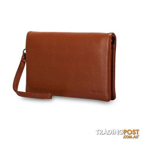 KELSI Tan  Womens Genuine Leather Wallet