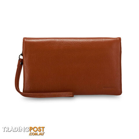 KELSI Tan  Womens Genuine Leather Wallet