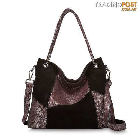 LEANNE Bronze Genuine Leather Womens Handbag