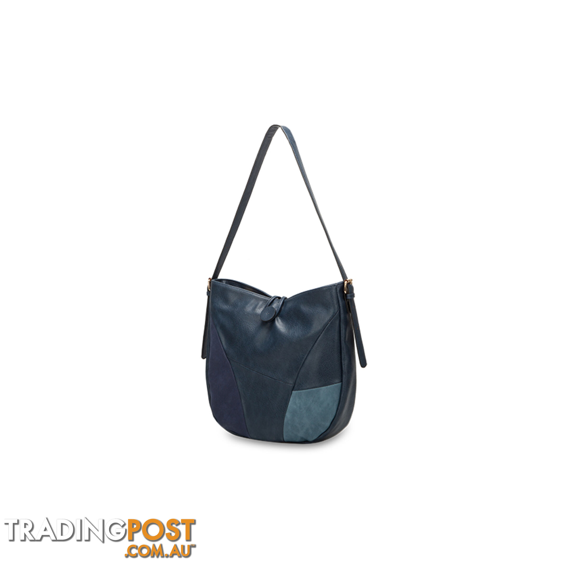 ELARA Denim Blue Patch Womens Fashion Handbag