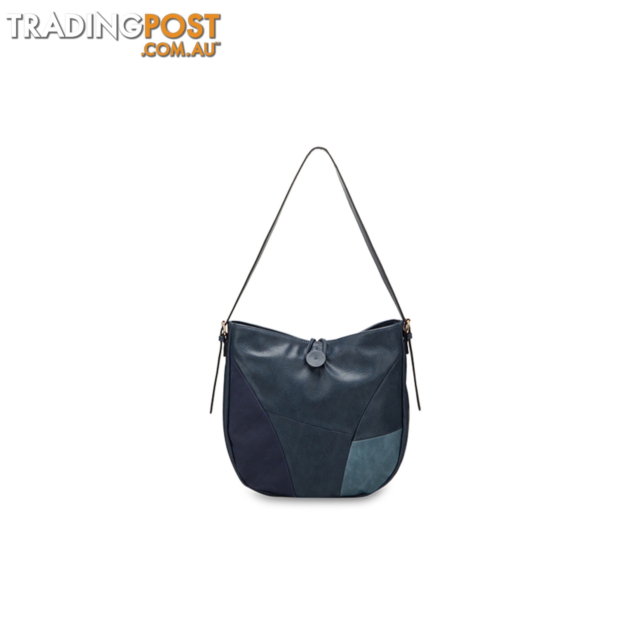 ELARA Denim Blue Patch Womens Fashion Handbag