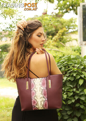 AIR BLACK VEGAN LEATHER LADIES HANDBAG - photo 4 of 4