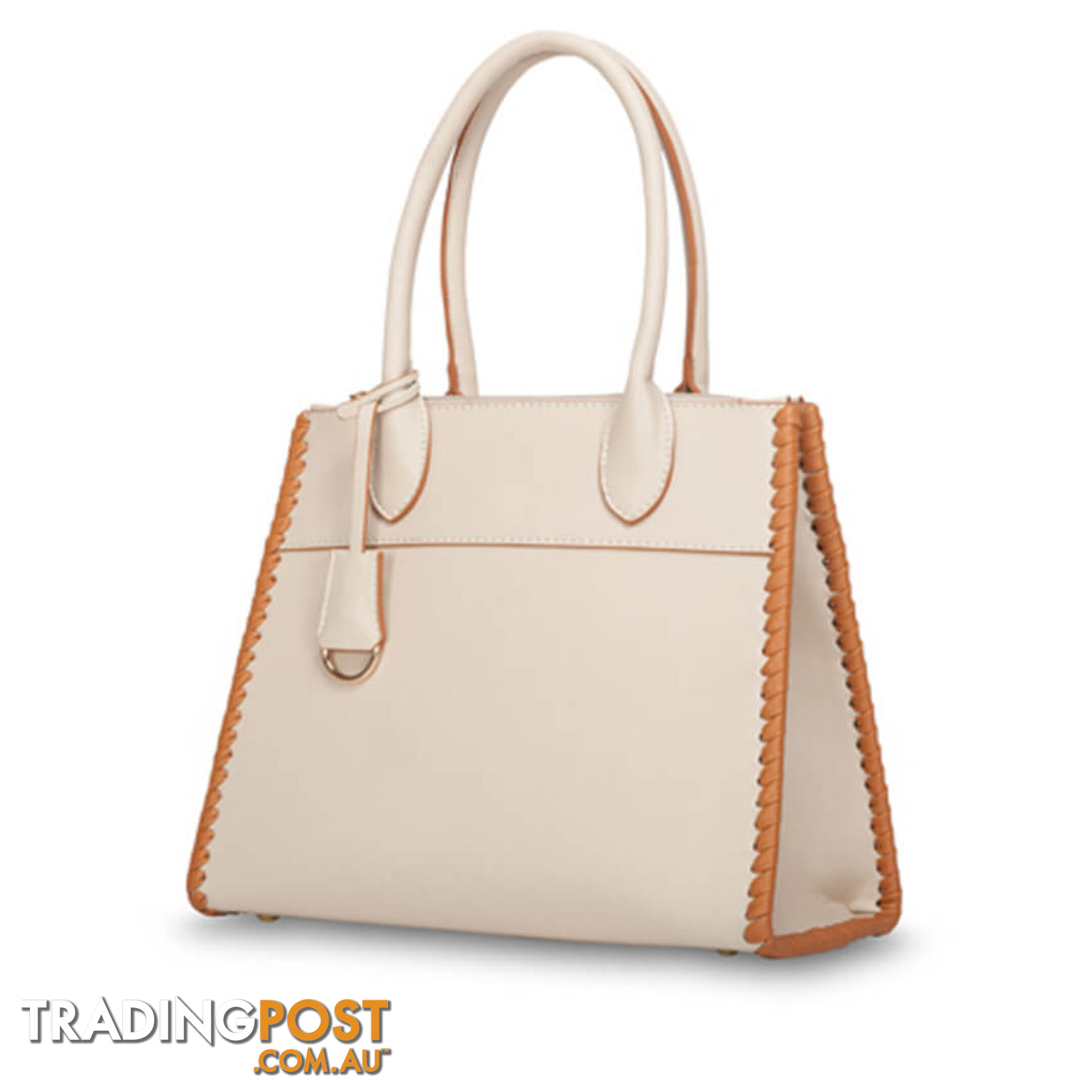 JASMINA Beige Women Handbag