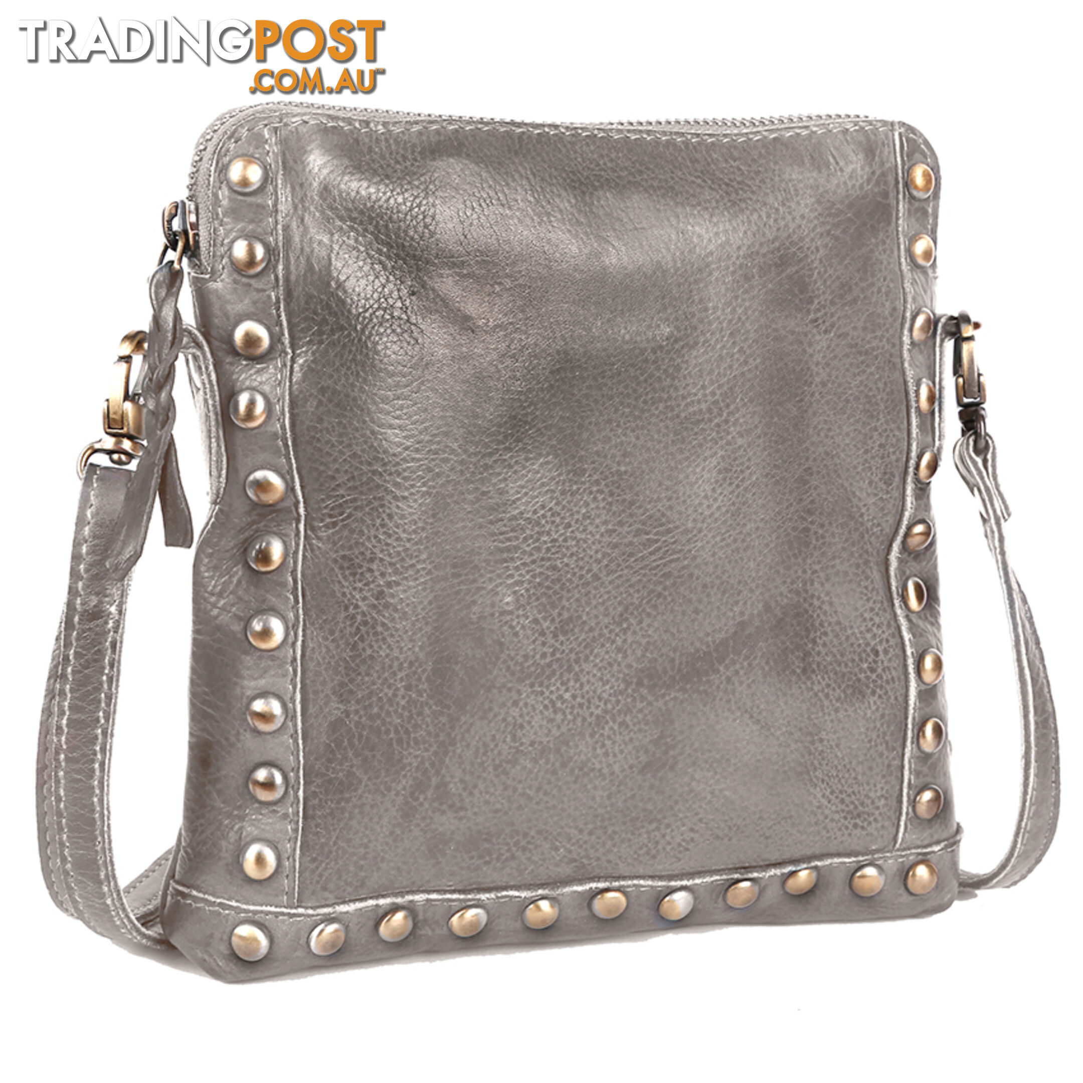 WEST GREY GENUINE LEATHER LADIES HANDBAG