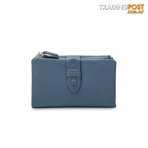 PAYTON Blue Womens Leather Wallet