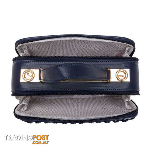 FABIAN NAVY FAUX LEATHER WOMENS HANDBAG - photo 3 of 3