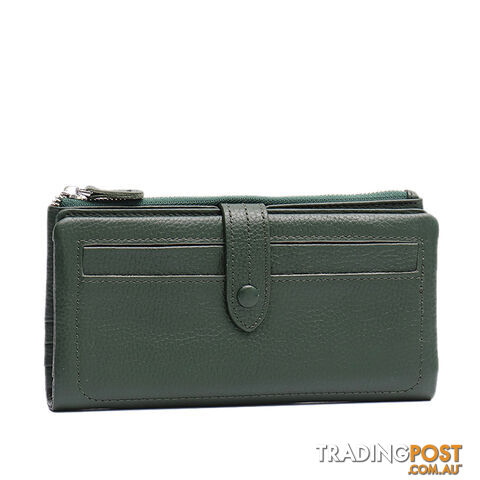 SAWYER Green Women Leather Wallet