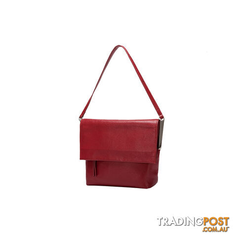 SKYLER Red Genuine Leather Handbag