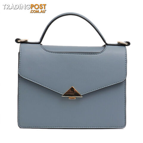 PEACE BLUE VEGAN LEATHER WOMENS HANDBAG