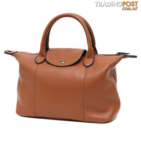 DREAMY MOCHA GENUINE LEATHER WOMENS HANDBAG