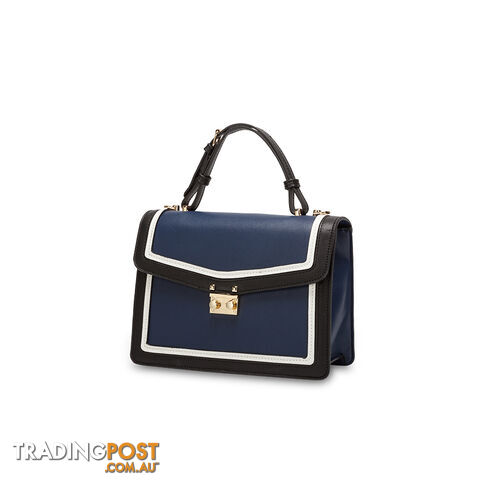 CUBITT Navy Womens Satchel Handbag