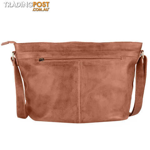 WEBSTER TAN GENUINE LEATHER LADIES HANDBAG