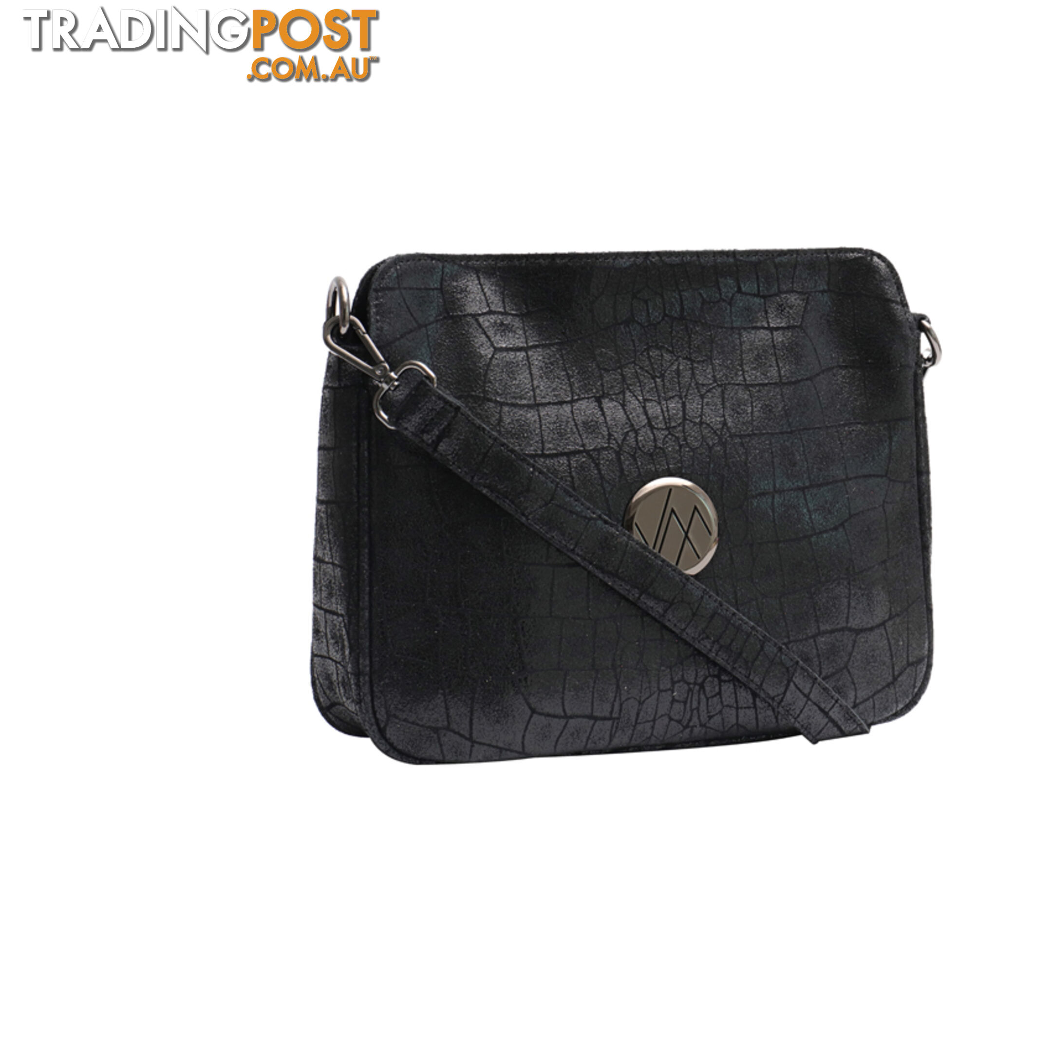 ATARA MIDNIGHT GENUINE LEATHER LADIES HANDBAG