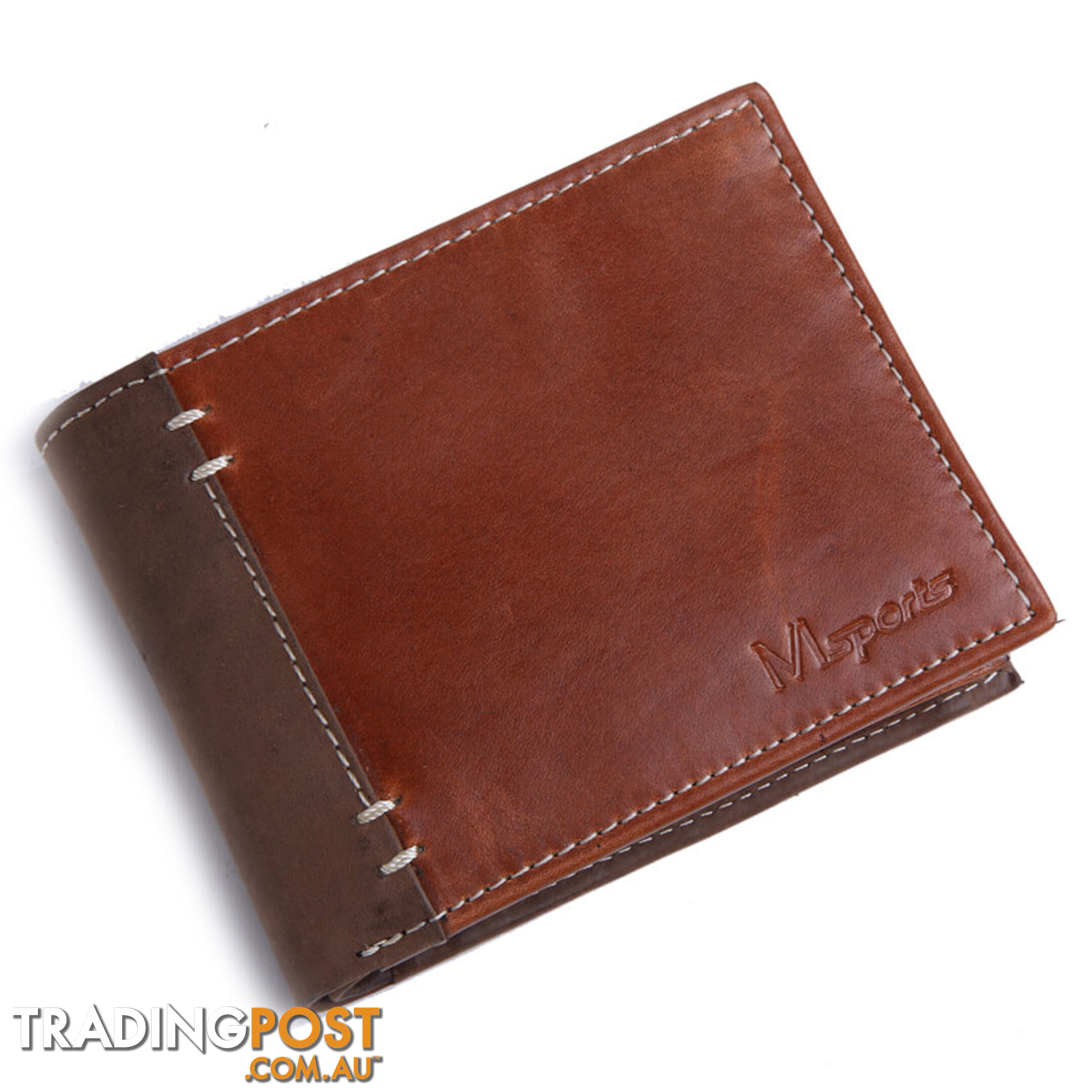 MS1 GENUINE COWHIDE LEATHER MENS SPORT WALLET