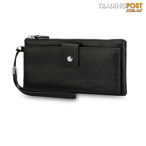 TORO Black Womens Soft Genuine Leather Wallet