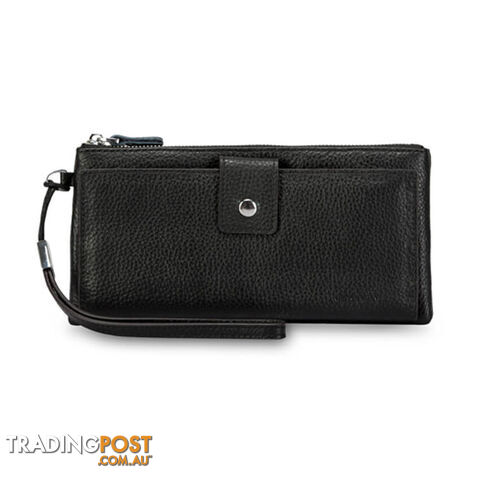 TORO Black Womens Soft Genuine Leather Wallet