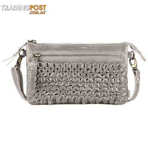 WESTON GREY GENUINE LEATHER LADIES HANDBAG