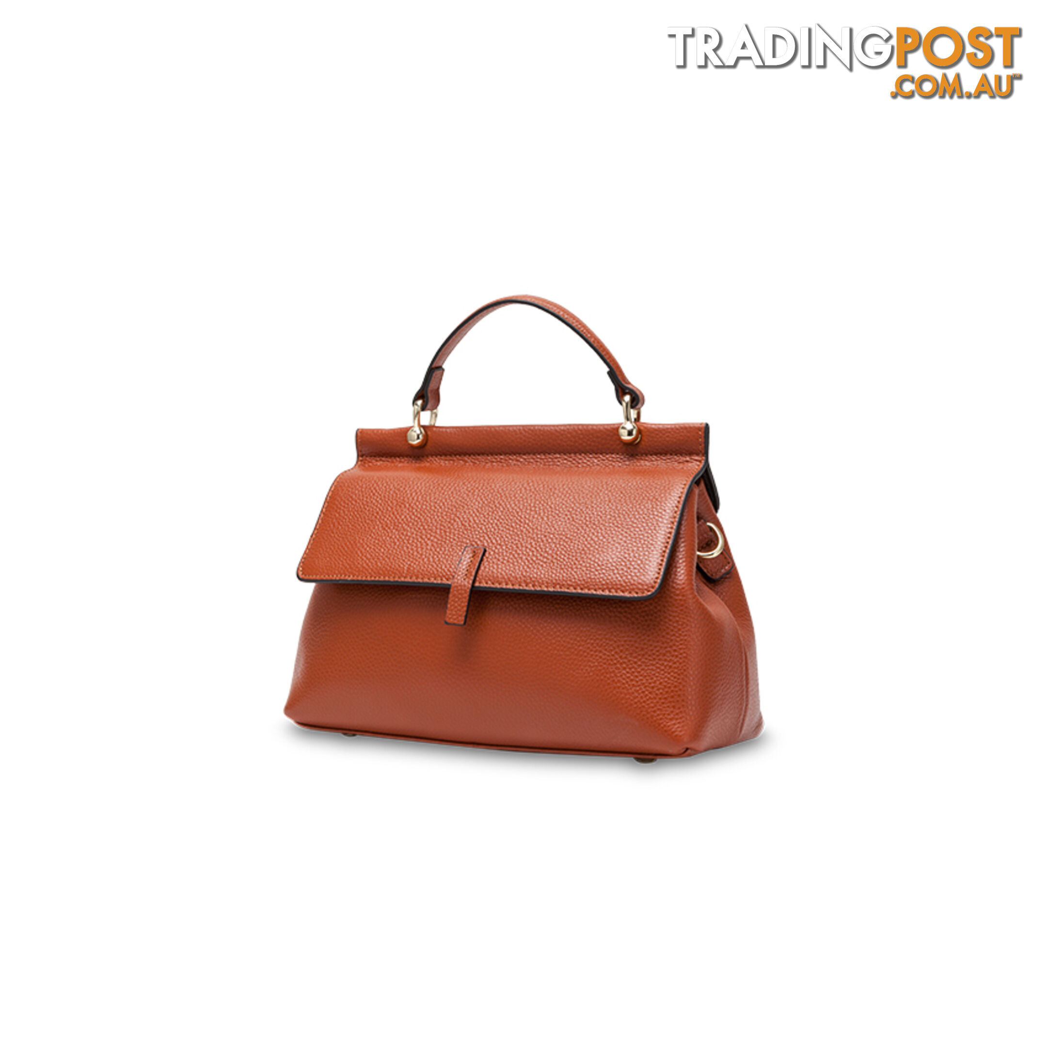 TENERIFE TAN GENUINE LEATHER WOMENS HANDBAG