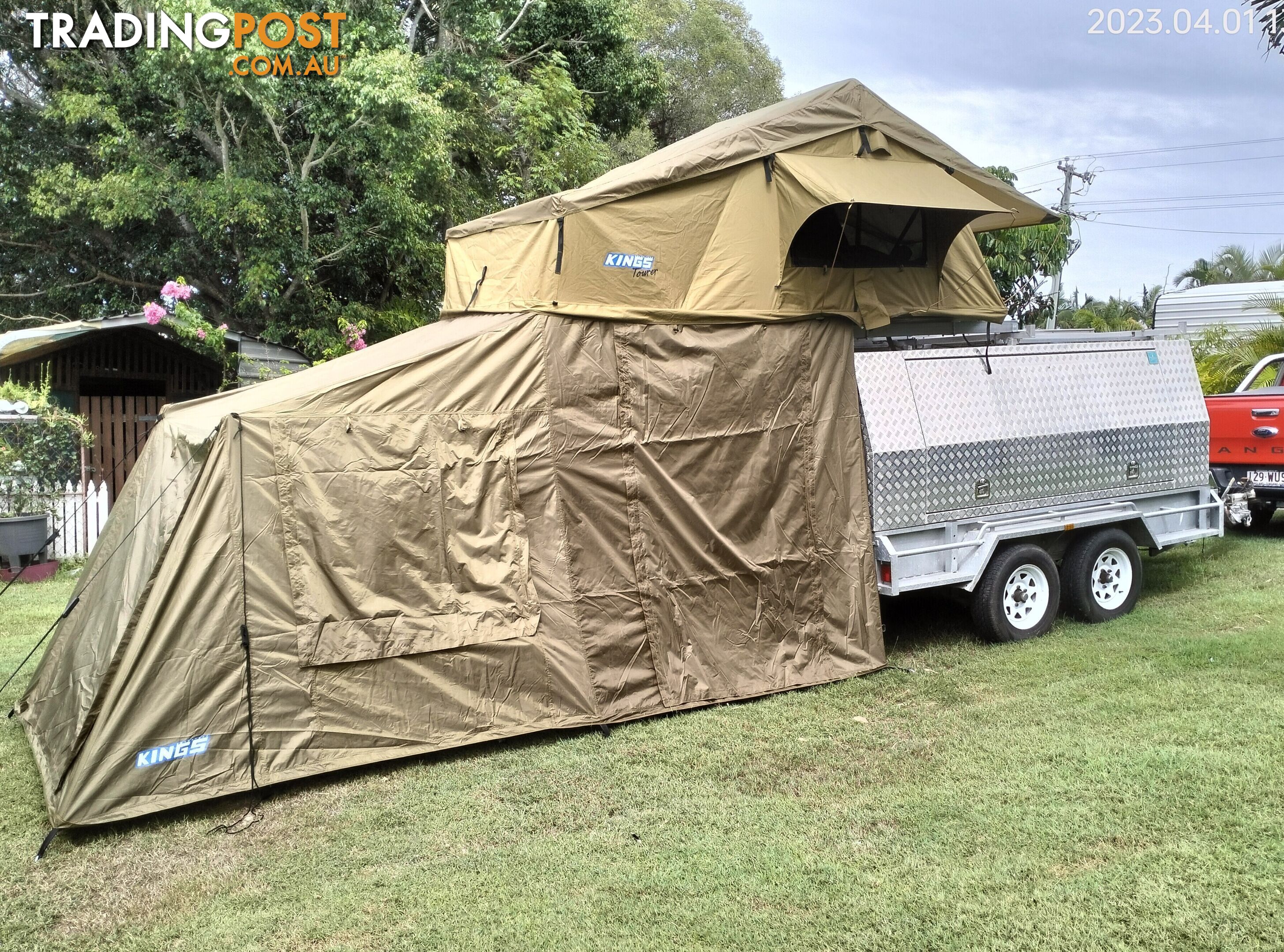 2017 Custom Built Aluminium Canopy Camper Trailer