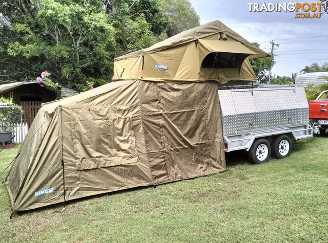 2017 Custom Built Aluminium Canopy Camper Trailer