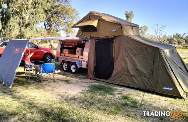 2017 Custom Built Aluminium Canopy Camper Trailer