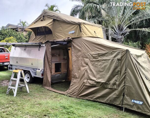 2017 Custom Built Aluminium Canopy Camper Trailer