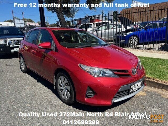 2013 TOYOTA COROLLA ZRE182R  HATCHBACK