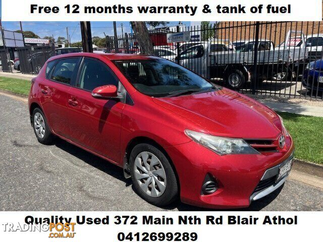 2013 TOYOTA COROLLA ZRE182R  HATCHBACK