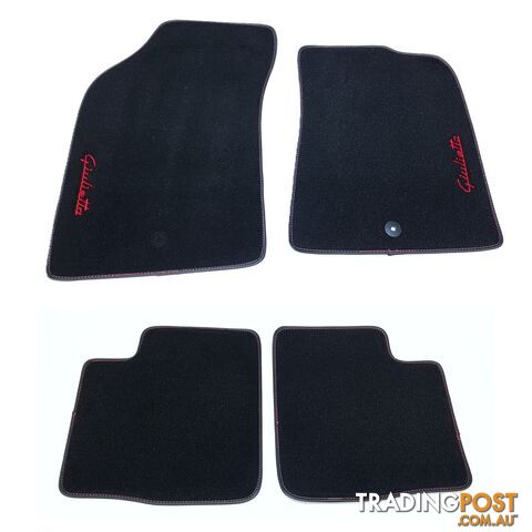 Genuine 50903503 ALFA Romeo Giulietta Fitted Red Stitched Carpet Mat SET Mats