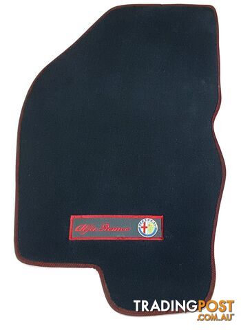 Alfa Romeo 156 Floor Passenger Side Mat Carpet Logo Badge Front Mat (USED)...