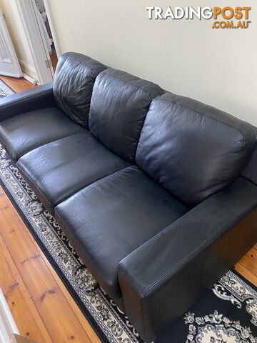 3 seater leather sofa