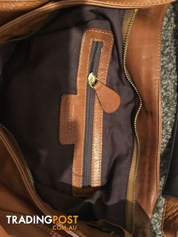 Jimmy Choo Inspired Brown Leather Bucket Handbag - photo 5 of 5