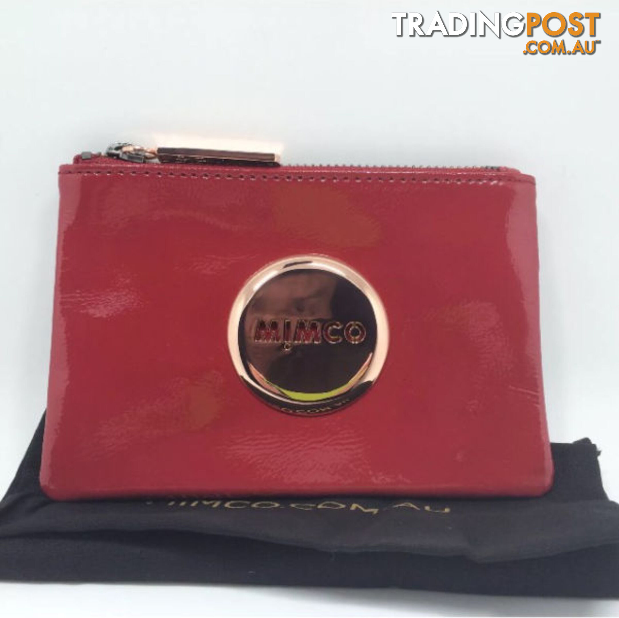 Mimco Mars Red MIM Pouch Small BNWT