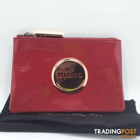 Mimco Mars Red MIM Pouch Small BNWT