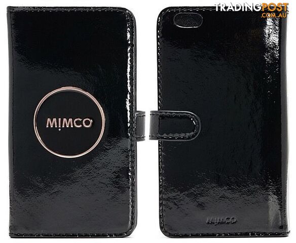 Mimco Iphone 7 or 7 Plus & 6 or 6 Plus Flip Cases Black BNWT