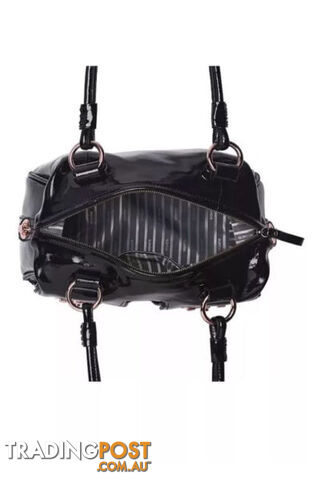 Mimco Mini Patent Black Turnlock Bag - photo 3 of 7