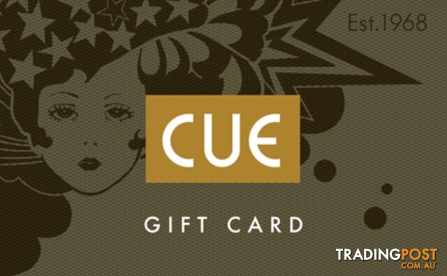 Cue Gift Card Value $259 - Expires April 2017