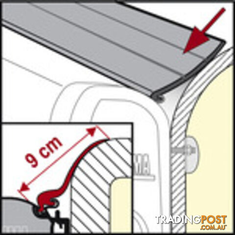 FIAMMA SEALING-RUBBER LARGE, FOR F45, F50, F55