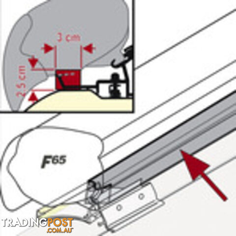 RUBBER SEAL FOR F65/F65S 400CM