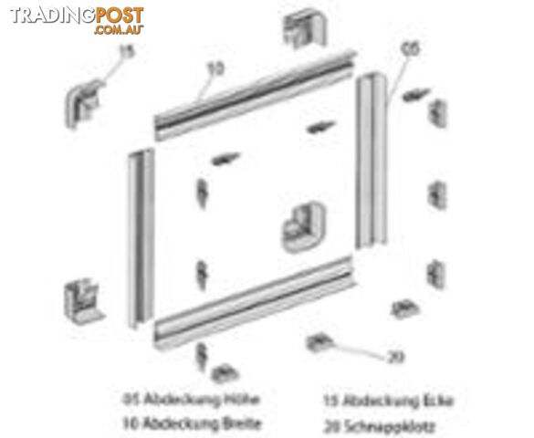 REPLACEMENT CORNER COVERS FOR S4 SLIDING WINDOWS