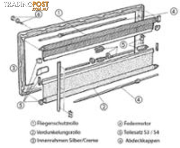 SPRING MOTOR FOR S3/S4 INSECT PROTECTION SCREEN/WINDOW SHADE, ALL SIZES FROM 900