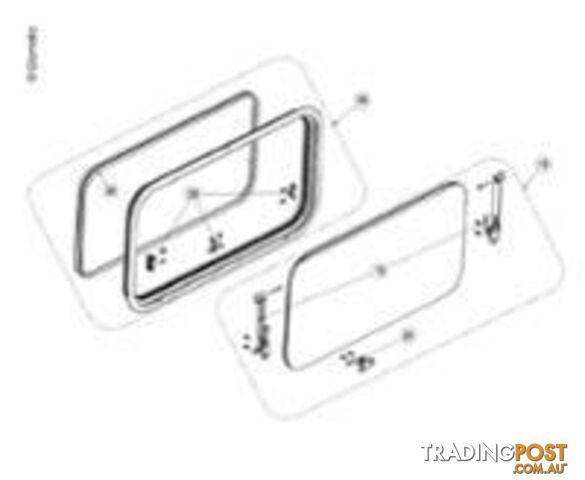 REPLACEMENT PANE S7Z WINDOW