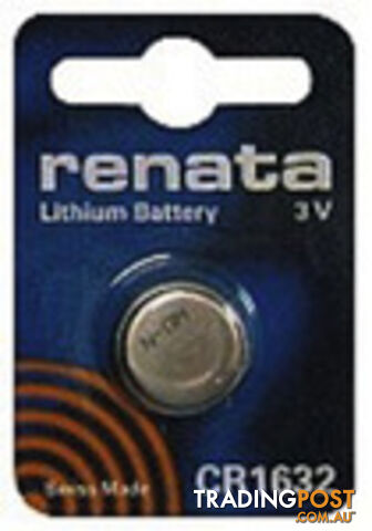 REPLACEMENT BATTERY FOR SENSOR TYPE CR 1632
