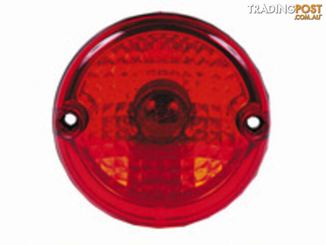 TAIL AND BRAKE LIGHT IN CLEAR GLASS OPTICS