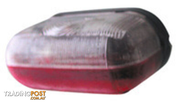 OUTLINE MARKER LIGHT RED/WHITE WITH BASE