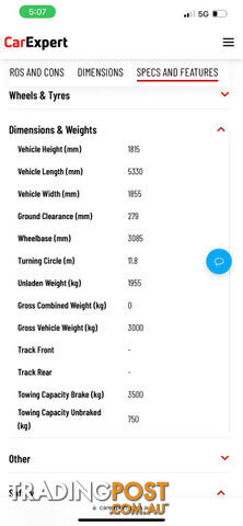 2017 Toyota Hilux Ute Manual - 2.8L Turbo Diesel