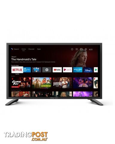 MAJESTIC GTV1900DA 12 Volt 19 ANDROID LED TV with DVD and CHROMECAST CARAVAN AND...
