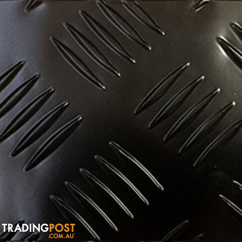 BLACK CHECKERPLATE 2400 X 1200 CARAVAN REPAIRS
