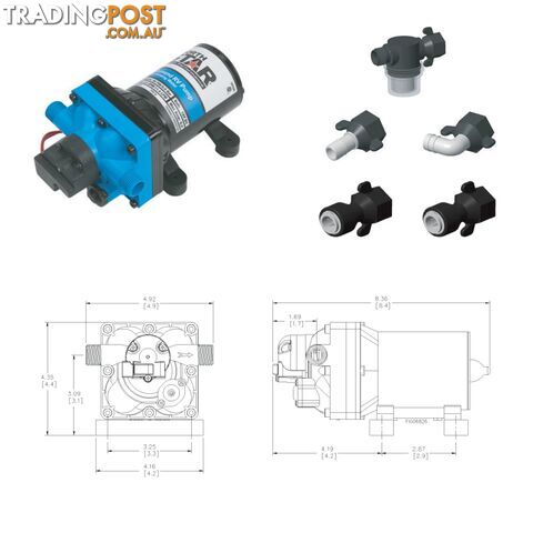 CARAVAN WATER PUMP NorthStar 12V RV Fresh Water Pump 11.4 LPM
