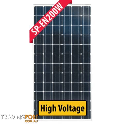 Enerdrive 200watt black frame solar panel